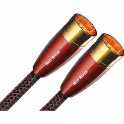 AudioQuest 1m Red River XLR, XLR (3-pin), Male, XLR (3-pin), Male, 1 m, Black