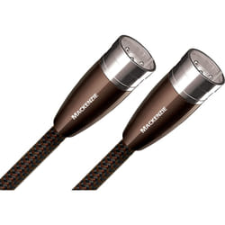 AudioQuest 0.5m Mackenzie XLR audio cable XLR (3-pin) Black