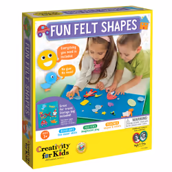 Creativity for Kids Fun Felt Shapes, Children's craft kit, 3 yr(s), Felt, Multicolour, 1 pc(s)