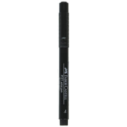 A.W. FABER CASTELL USA FC800011T Pitt Artist Pen Fine Bc  Black