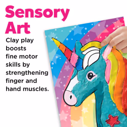 Faber-Castell Do Art Coloring with Clay Unicorn & Friends - Clay Set for Kids - Arts and Crafts for Kids