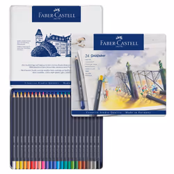 Faber-Castell Goldfaber Color Pencils Tin Set 24ct.
