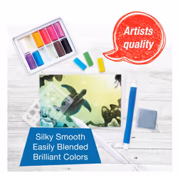 Faber-Castell Goldfaber Studio Soft Pastels - Beginner Kit  Set of 12