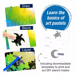 Faber-Castell Goldfaber Studio Soft Pastels - Beginner Kit  Set of 12