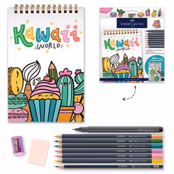 Faber-Castell Kawaii World - Learn to Draw Kawaii Drawing Book How to Draw Cute Doodles Arts and Crafts for Teens and Adult ...