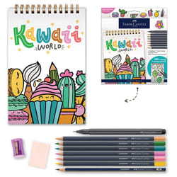 Faber-Castell Kawaii World - Learn to Draw Kawaii Drawing Book  How to Draw Cute Doodles  Arts and Crafts for Teens and Adult Beginners