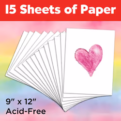 Faber-Castell Watercolor Paper Pad - 15 Sheets (9 x 12 inches)