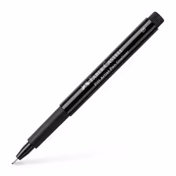 Faber-Castell Art & Graphic Pitt Artist Pen Fineliner India Ink Pen Black Single Pitt Pen For Art Craft Drawing Sketchi ...