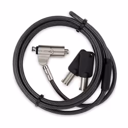 Targus DEFCON N-KL Mini, 2 m, Key, Metal, Black, Silver