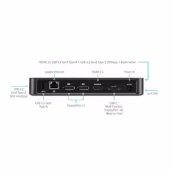 Targus DOCK430USZ laptop dock/port replicator Wired Black