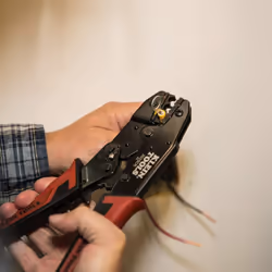 Klein Tools Tool, Ratcheting Insulated Terminal Crimper for 10 to 22 AWG Wire 3005CR