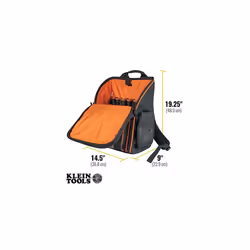 Klein Tools Backpack Bag, Heavy Duty Tool Organizer, 21 Pockets and Large Interior 55482