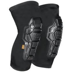 Klein Tools 60511 Knee Pad  Heavy Duty Padded Knee Sleeves  Breathable Mesh Back  Elastic Cuff with Slip-Resistant Silicone  Black  M/L