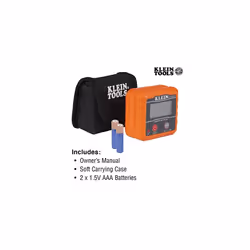 Digital Electronic Level and Angle Gauge, Measures 0-90 and 0-180 Degree Ranges, Measures and Sets Angles Klein Tools 935DAG