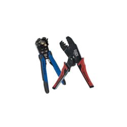 80013 Wiring Tool Kit with Automatic Wire Stripper and Ratcheting Insulated Terminal Crimper, Great Electrical Tool Kit, 2-Piece