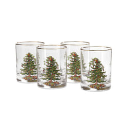 Spode Christmas Tree Glasses Set of 4