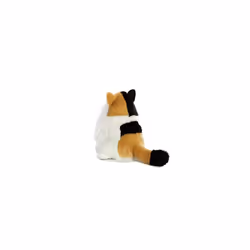 Aurora? Charming Fat Cats? Munchy Calico? Stuffed Animal - Cuddly Companions - Endearing Charm - White 9.5 Inches