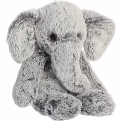 Aurora? Snuggly Sweet & Softer? Elephant Stuffed Animal - Comforting Companion - Imaginative Play - Gray 9 Inches