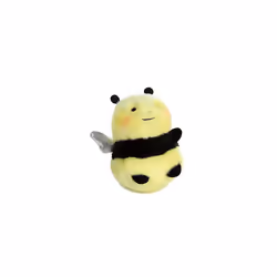 Aurora Round Rolly Pet Bee Happy Stuffed Animal - Adorable Companio