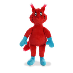 Aurora? Whimsical Dr. Seuss? Fox in Socks Stuffed Animal - Magical Storytelling - Literary Inspiration - Red 12 Inches