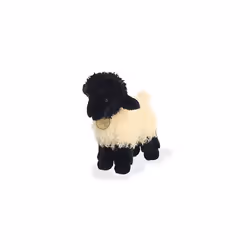 Aurora? Adorable Miyoni? Suffolk Lamb Stuffed Animal - Lifelike Detail - Cherished Companionship - White 8.5 Inches