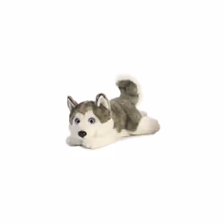 Aurora? Adorable Miyoni? Lying Husky Stuffed Animal - Lifelike Detail - Cherished Companionship - Gray 11 Inches
