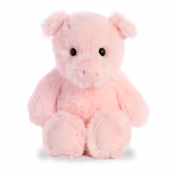 Aurora - Cuddly Friends - 8" Pig, Pink
