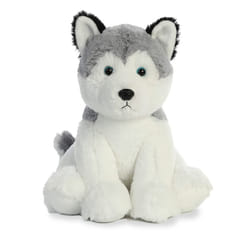 AuroraÃ¯Â¿Â½ Cuddly Husky Stuffed Animal - Cozy Comfort - Endless Snuggles - Gray 14 Inches