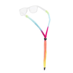 Chums Original Cotton Retainer - Unisex Eyewear Keeper for Sunglasses & Glasses - Adjustable Fit  Washable & Made in USA (Standard-End  Rainbow Tie-Dy
