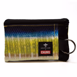 chums Surfshort Wallet   Nylon  Lightweight (Aqua Flauge Yellowfin)
