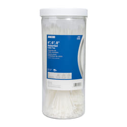 Ancor 199225 Cable Tie  Standard  4""""-6""""-8""""  Natural  500pc jar