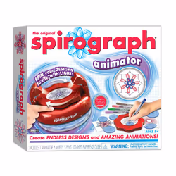 Playmonster Spirograph Animator, Children's spirograph, 8 yr(s), Batteries required, Red
