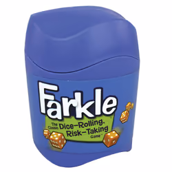 Playmonster Farkle Dice Cup, Universal, Cube (6 sides), Any gender, 8 yr(s), Blue
