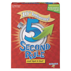 Playmonster 5 Second Rule 10th Anniversary Card Game Trivia