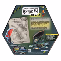 Playmonster Break In Area 51 Board game Escape