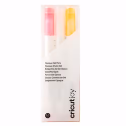 Cricut 2009380, Capped gel pen, Orange, Pink, White, Multicolour, 1 mm, 3 pc(s)