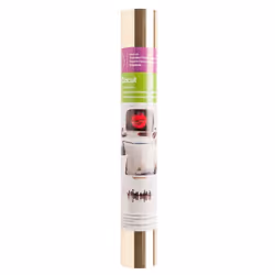 Cricut Foil Iron -on, Heat transfer vinyl roll, Gold, Pink, Monochromatic, Glossy, 305 mm, 610 mm