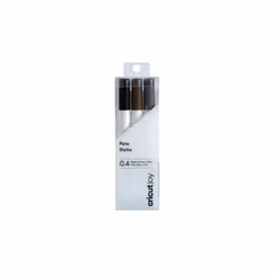 Cricut Joy Fine Point Pen Set 3-pack (Black, Brown, Grey), Black, Brown, Grey, White, 3 pc(s)