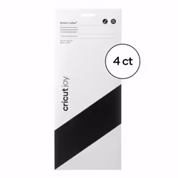 Cricut 2010002, Black, Permanent, Vinyl, 330 mm, 140 mm, 4 pc(s)