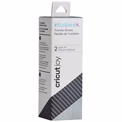 Cricut Joy Infusible Ink Transfer Sheets - 2 Sheets 4.5"""" x 12"""" - Carbon Fiber Pattern - For Cricut Mug Press  Joy  Subl ...
