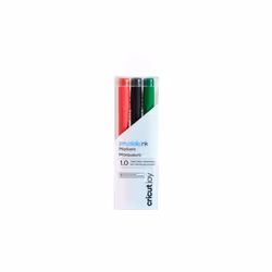Cricut 2007082, Black, Green, Red, Black, Green, Red, 3 colours, Medium, 1 mm, 3 pc(s)