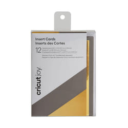 Cricut Joy Insert Cards, Gray/Gold Metallic