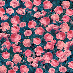 Cricut Infusible Ink Transfer Sheets -2 Sheets 12"""" x 12"""" - Cabbage Rose Pattern- For Cricut EasyPress  Maker  Explore Air 2