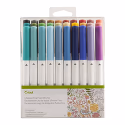 Cricut 2004060, Fine, 30 colours, Black, Blue, Green, Magenta, Red, Turquoise, Yellow, Round, ASTM D-4236, 30 pc(s)
