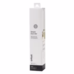 Cricut Smart Iron-On, Heat transfer vinyl roll, White, Monochromatic, 330 mm, 2700 mm