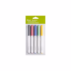 Cricut 2007635, White, 5 pc(s), Ballpoint pen + Fountain pen
