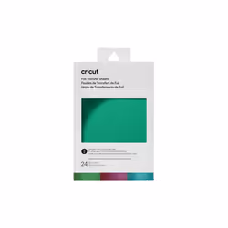 Cricut Transfer Foil Sheets Sampler 10x15cm 24 sheets (Jewel), 100 mm, 150 mm, 24 sheets