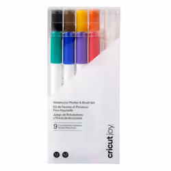 Cricut 2009978, 8 pc(s), Black, Blue, Brown, Green, Purple, Red, Yellow, Multicolour, Hexagonal, 1 mm