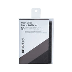 Cricut Joy Insert Cards, Gray/Black Glitter