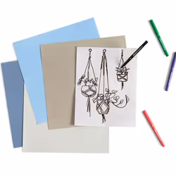 Cricut 2006259 felt pen Fine Blue, Green, Orange, Pink, Yellow 5 pc(s)